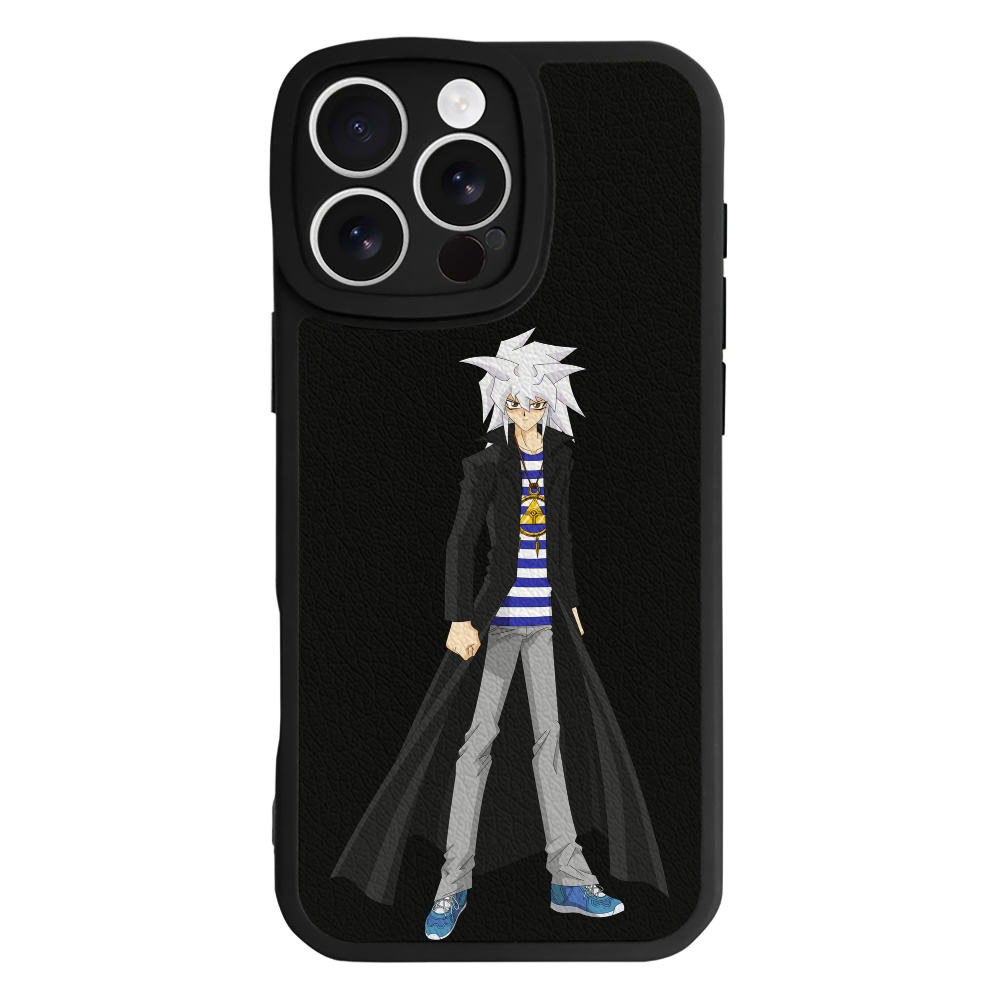 遊☆戯☆王 Yu-Gi-Oh! 【iPhone 16シリーズ対応】シリコンスマホケース（レザー調） 材質：シリコン